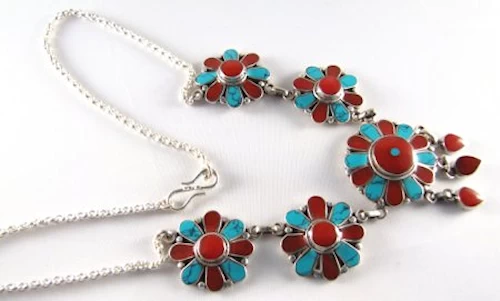 NPC-003 Flower desing Necklace